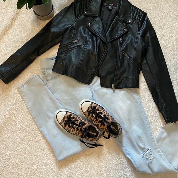 Forever 21-Faux Leather Jacket - Picture 8 of 8